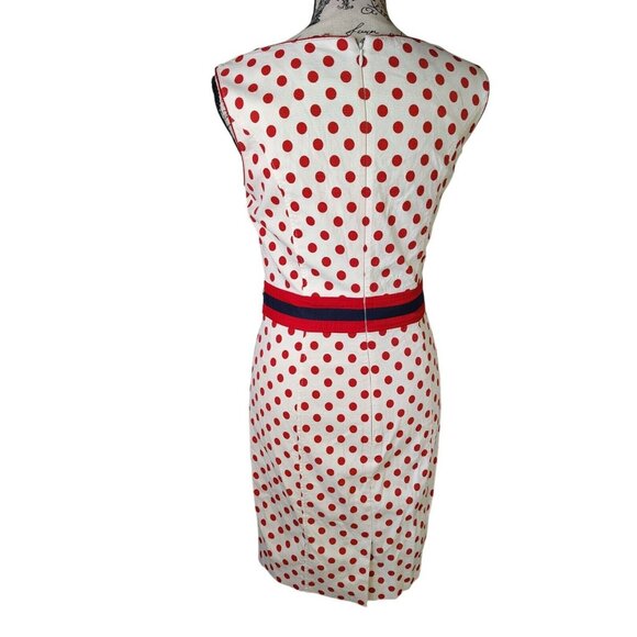Scofield British Heritage Vintage Dress Small, XS, Red Polka Dot160/84A Nautical - Picture 2 of 7